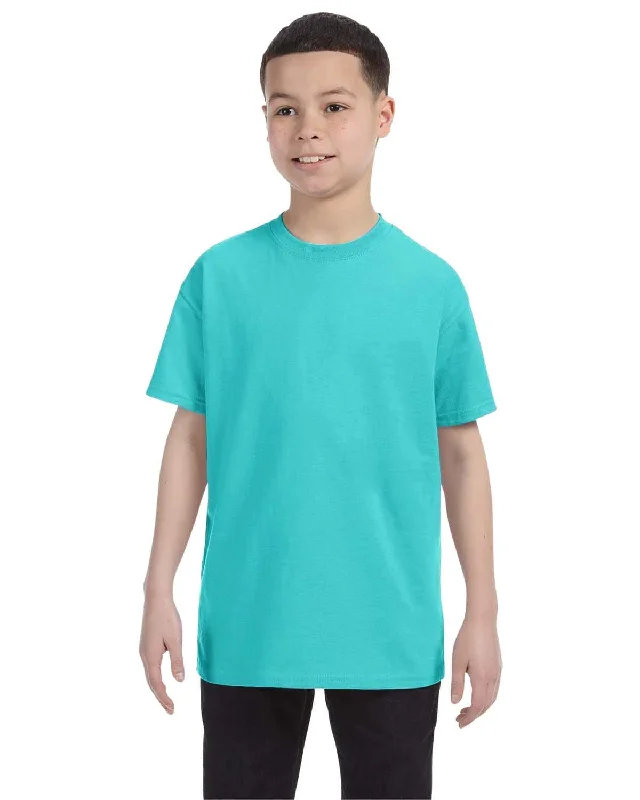 Jerzees Youth Heavyweight 50/50 T-Shirt | Scuba Blue