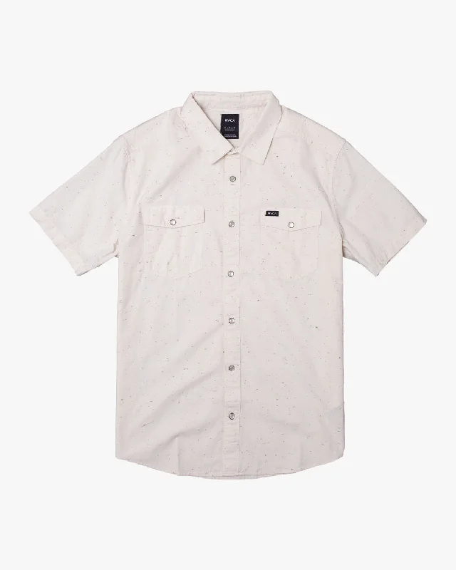 Neps Solid Short Sleeve Shirt - Natural