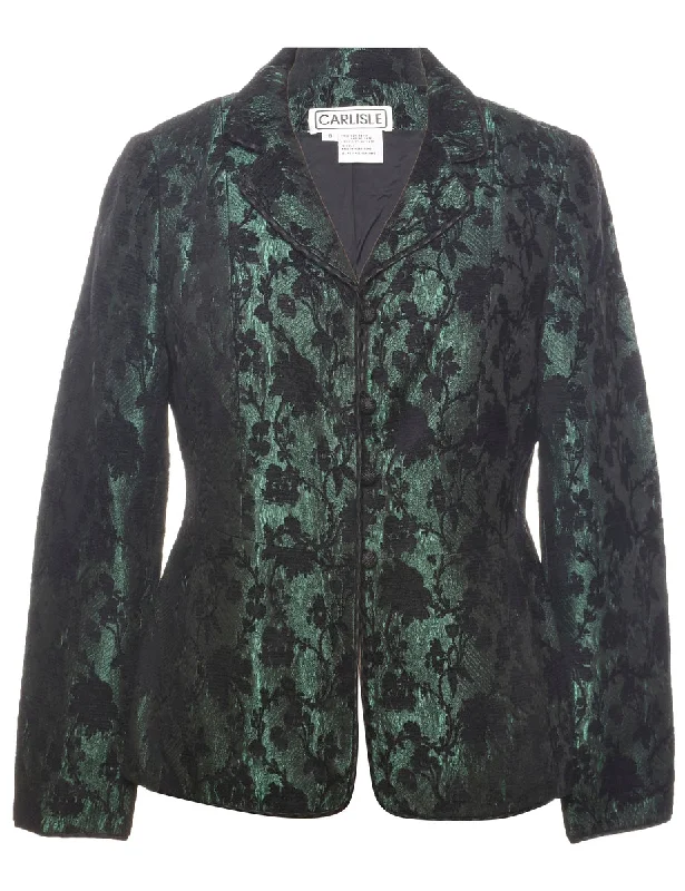 Floral Pattern Tapestry Jacket - M