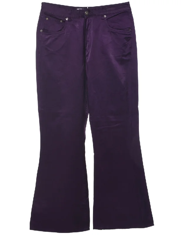 Flared Leg Y2K Trousers - W32 L31