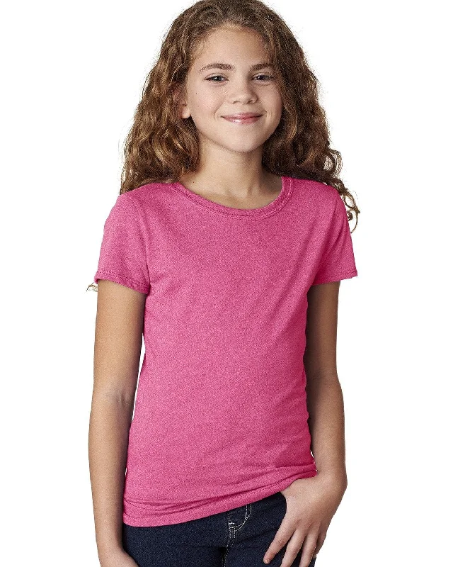 Next Level Girls Princess CVC Tee | Raspberry