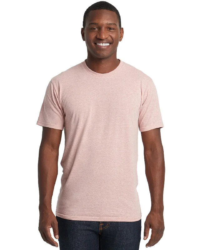 Next Level Mens Triblend Crew Tee | Desert Pink