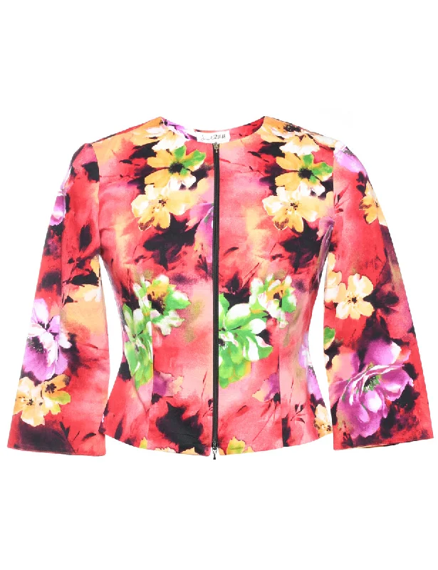 Floral Jacket - M