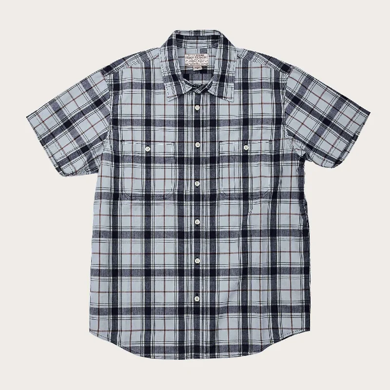 SHORT SLEEVE CHAMBRAY SHIRT