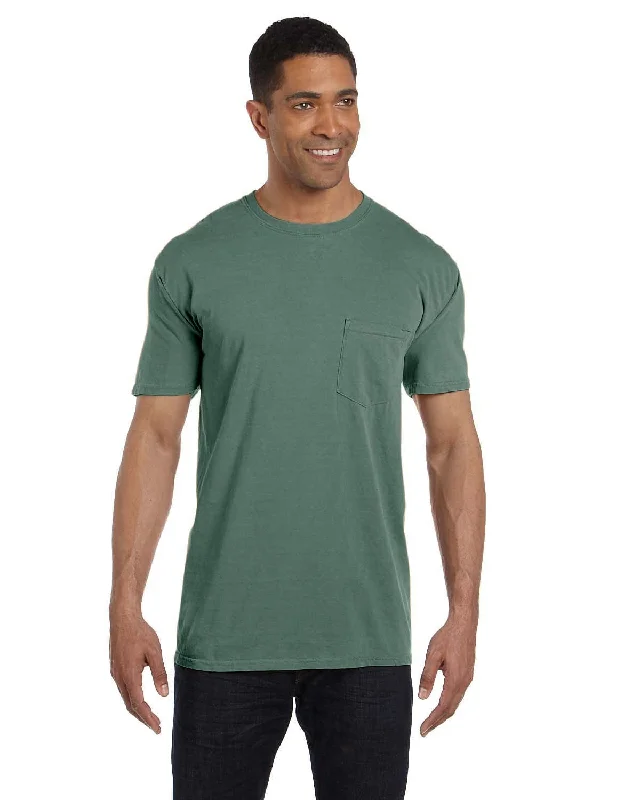 Comfort Colors Garment-Dyed Pocket T-Shirt | Moss