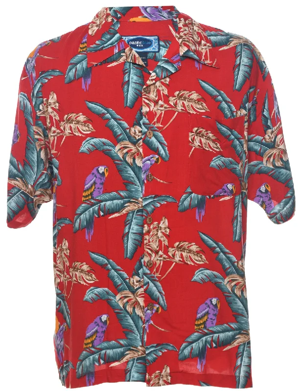 Foliage Hawaiian Shirt - M