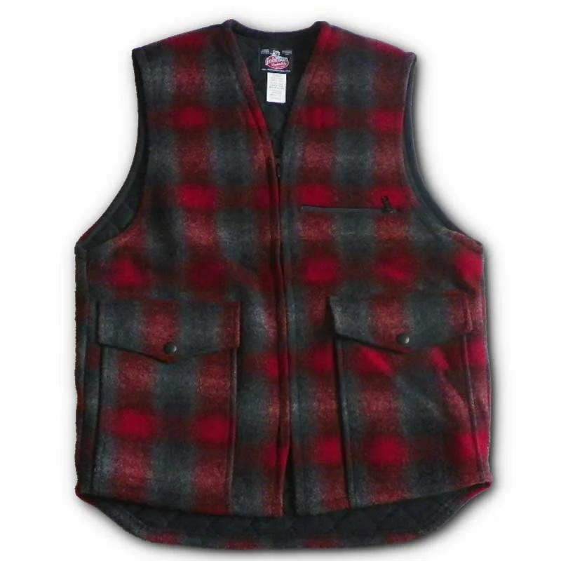 67 - Red Black Gray Muted Plaid