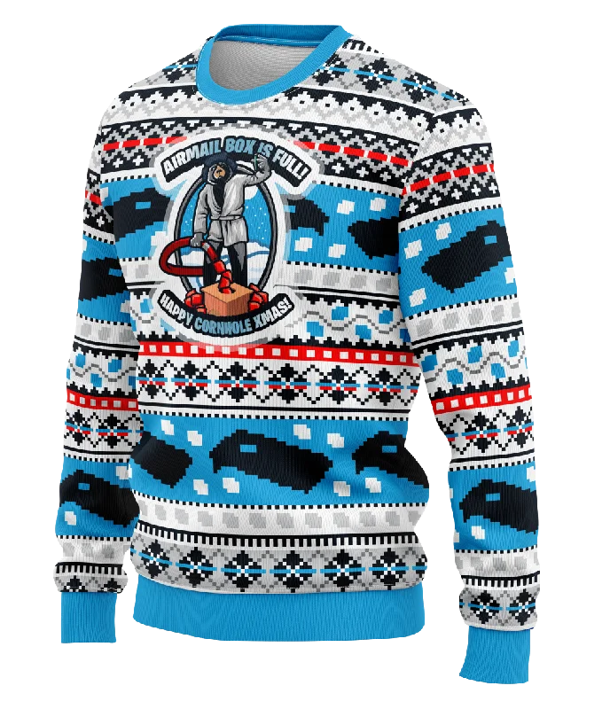 Airmail Box is Full! -  Jersey Guy Ugly Sweater