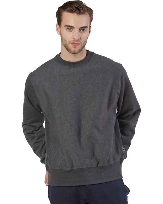 Champion Reverse Weave Crewneck Sweatshirt | Charcoal Heather