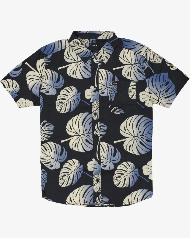 Monstera Grade Short Sleeve Shirt - Pirate Black