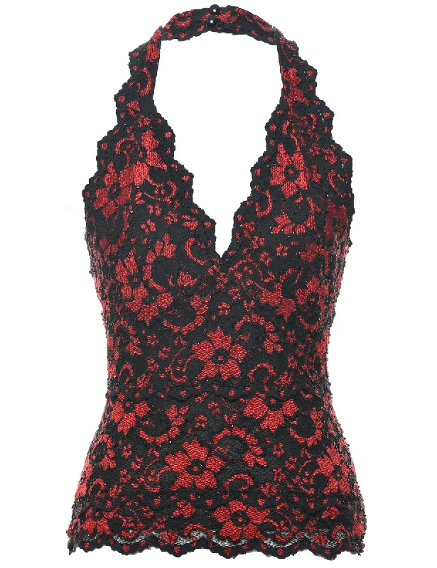 Floral Evening Top - XS