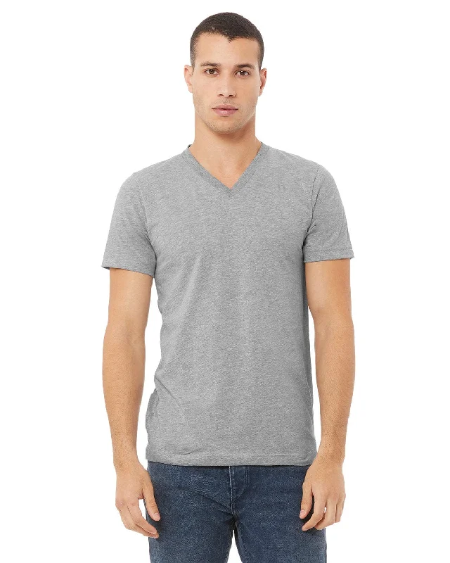 Bella+Canvas Unisex V-Neck T-Shirt | Athletic Heather