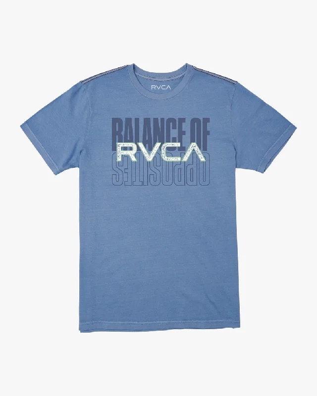 Title Card Tee - Ash Blue