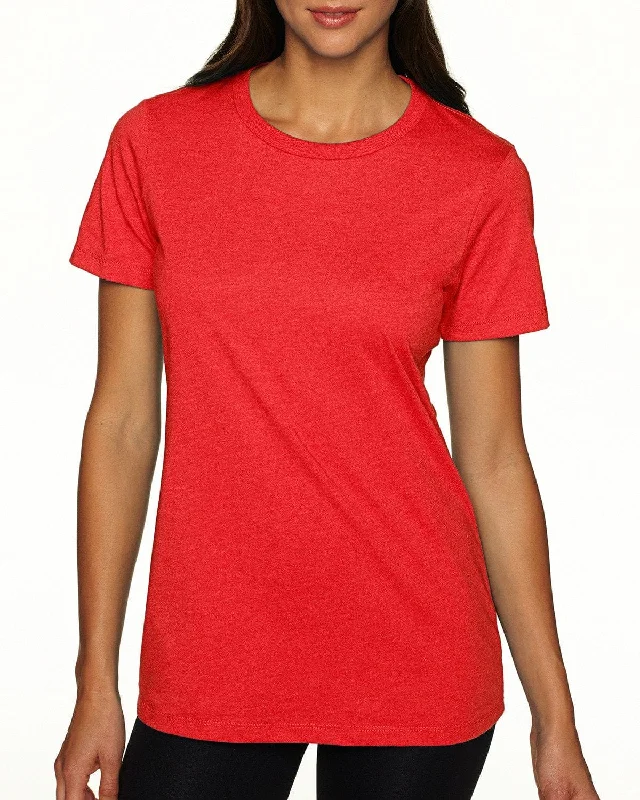 Next Level Ladies CVC Crew Tee | Red