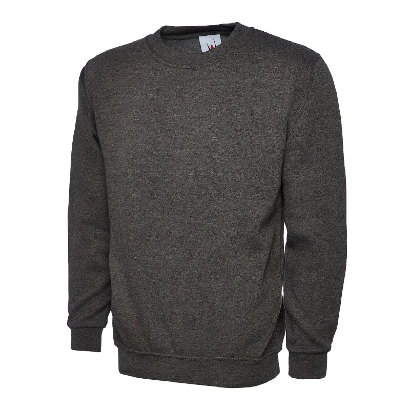 Uneek Classic Sweatshirt Charcoal