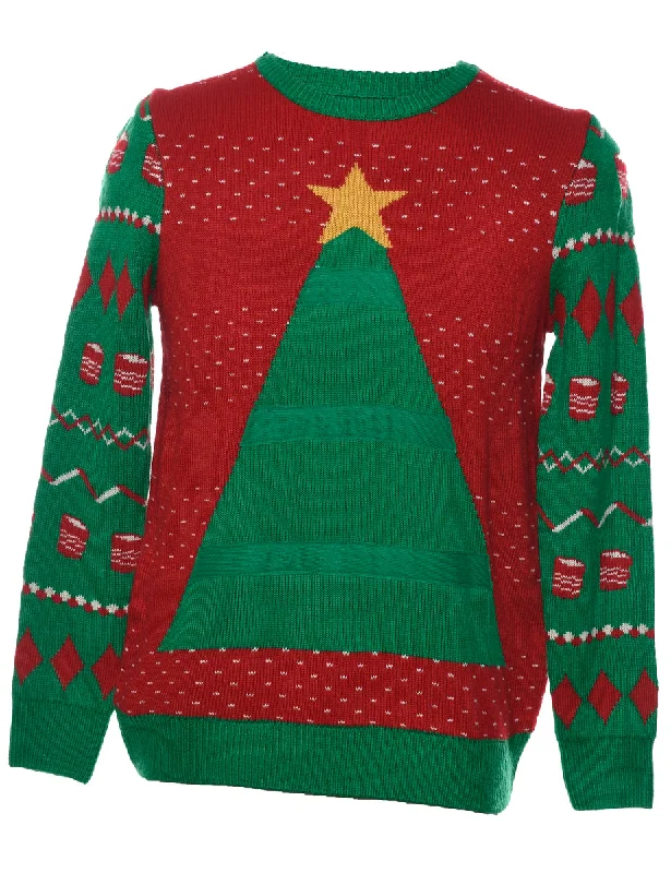 Festive Season Christmas Jumper - S