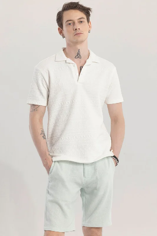 Stockade White Polo T-Shirt