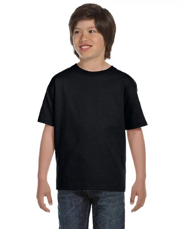 Hanes Youth Beefy-T T-Shirt | Black