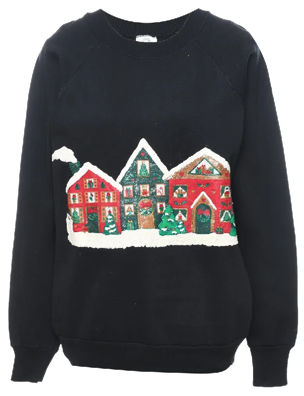 Festive Season Christmas Sweatshirt - L