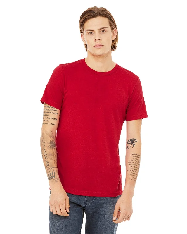 Bella+Canvas Triblend T-Shirt | Solid Red Tribln