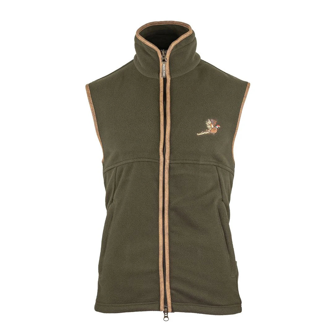 Jack Pyke Countryman Pheasant Fleece Gilet - Dark Olive