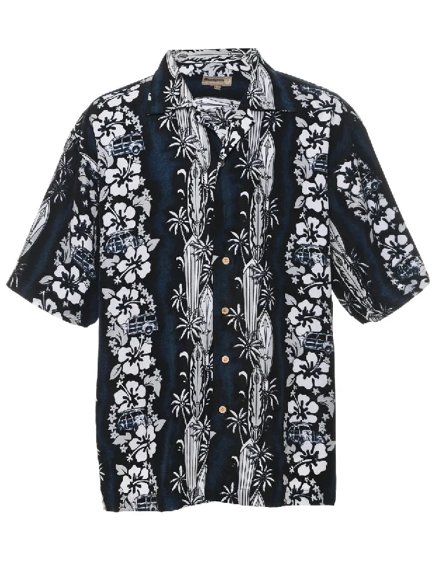 Floral Hawaiian Shirt - XL