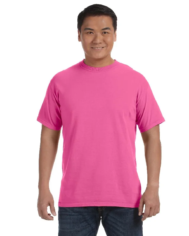 Comfort Colors Ringspun Garment-Dyed T-Shirt | Neon Pink