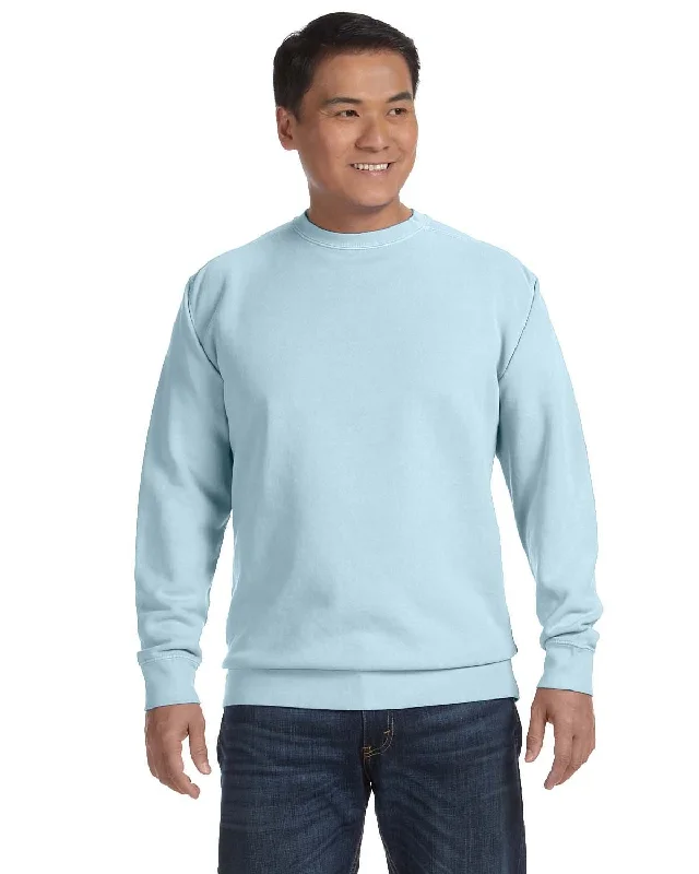 Comfort Colors Garment-Dyed Crewneck Sweatshirt | Chambray