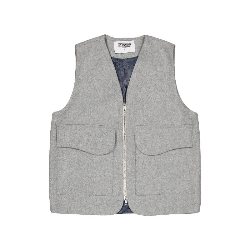 Jakt - Wool Blend Vest Grey