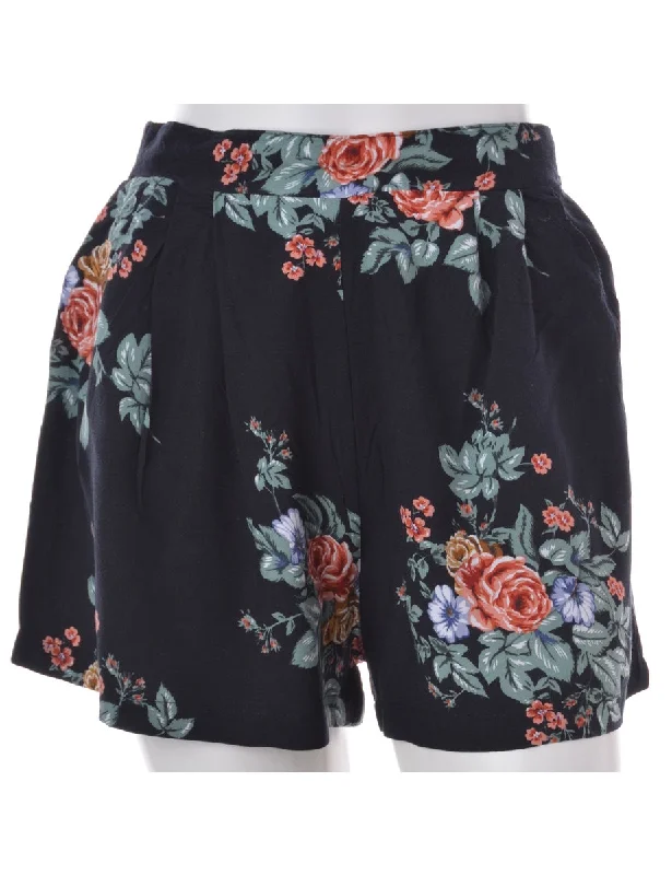 Floral Print Summer Shorts