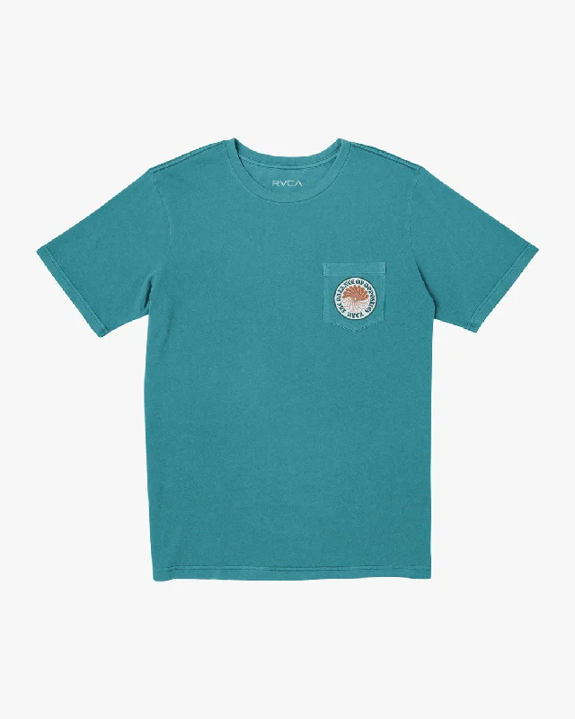 Twister Pocket Tee - Teal