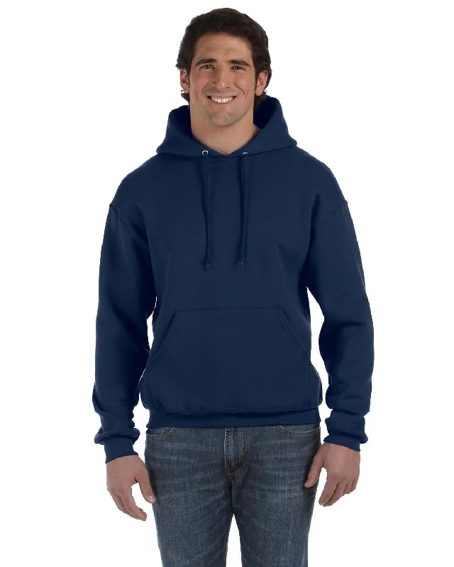 Fruit of the Loom Supercotton Pullover Hoodie | J Navy