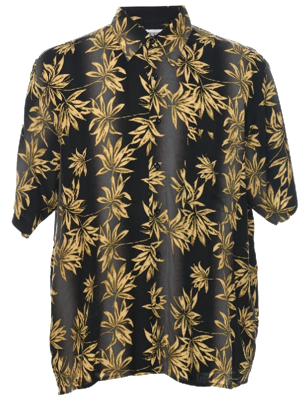 Floral Hawaiian Shirt - L