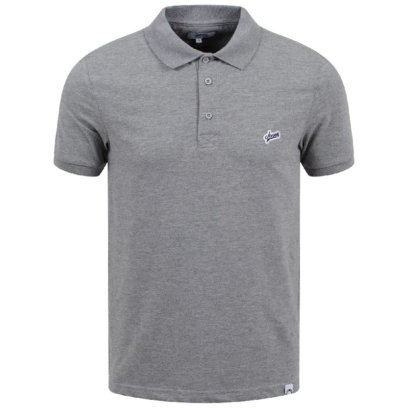 Original Jones Logo Polo Grey Marl - AW23