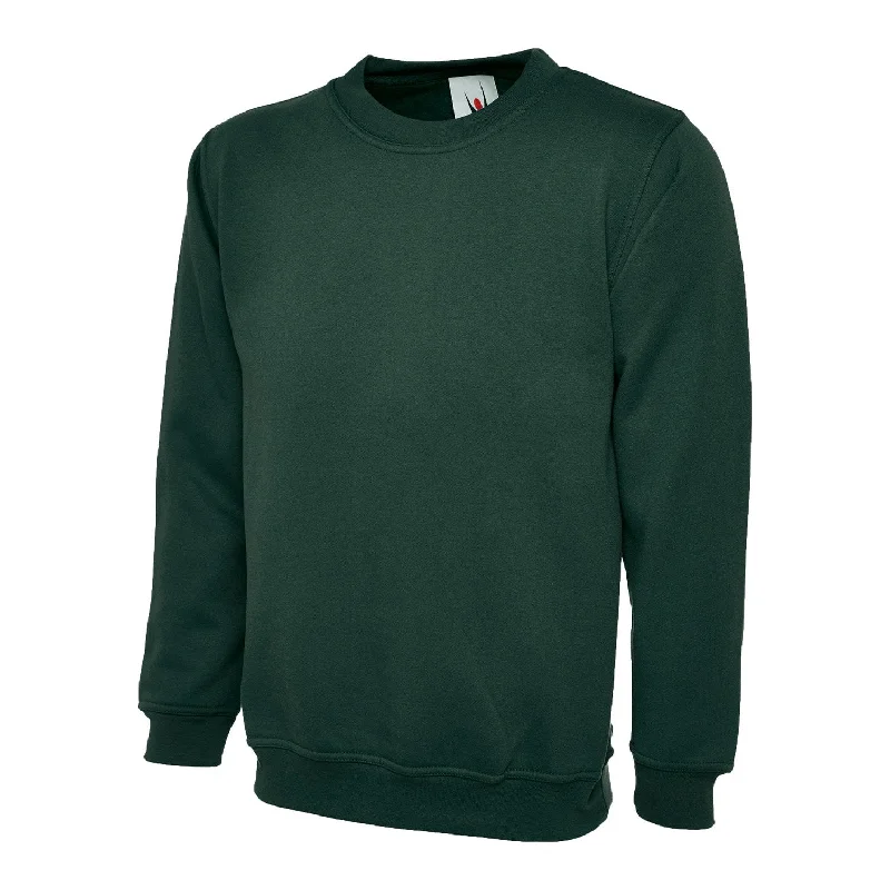 Uneek Classic Sweatshirt Bottle Green