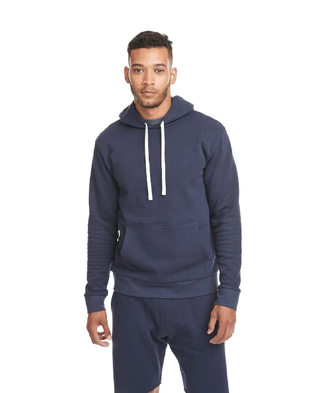 Next Level Apparel Unisex Santa Cruz Pullover Hooded Sweatshirt | Midnight Navy