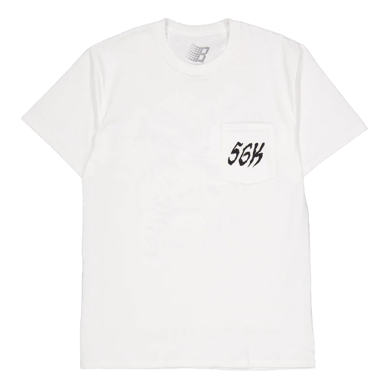 Tiger Pocket Tee White