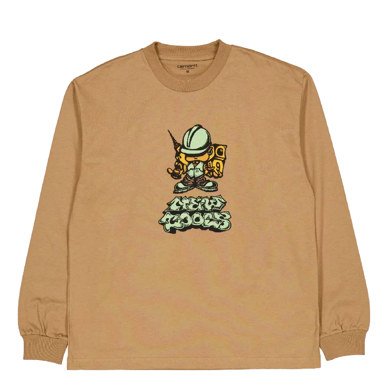 L/s Drill Boy T-shirt Peanut