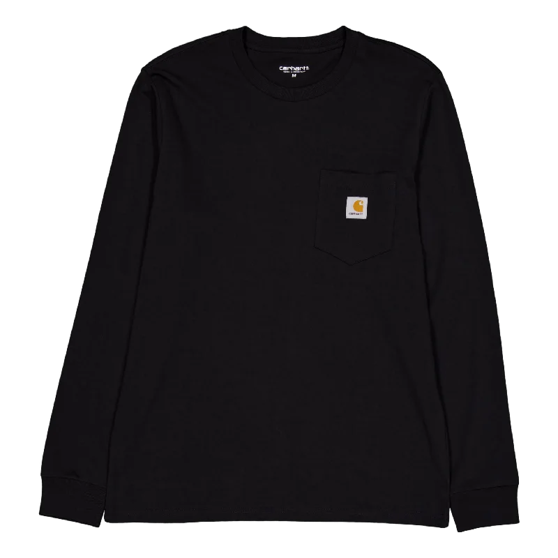 L/s Pocket T-shirt Black