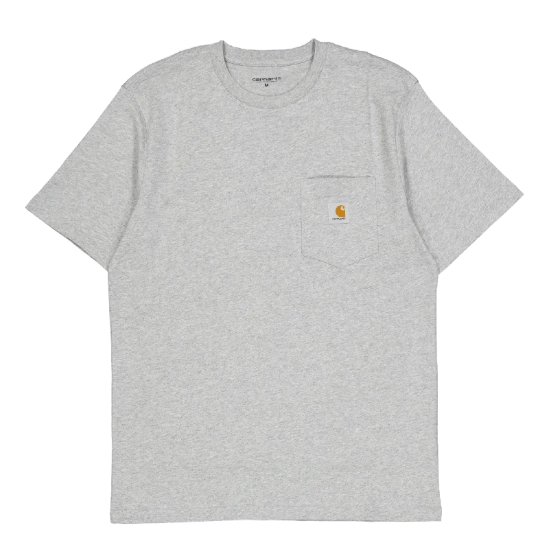 S/s Pocket T-shirt Grey Heather