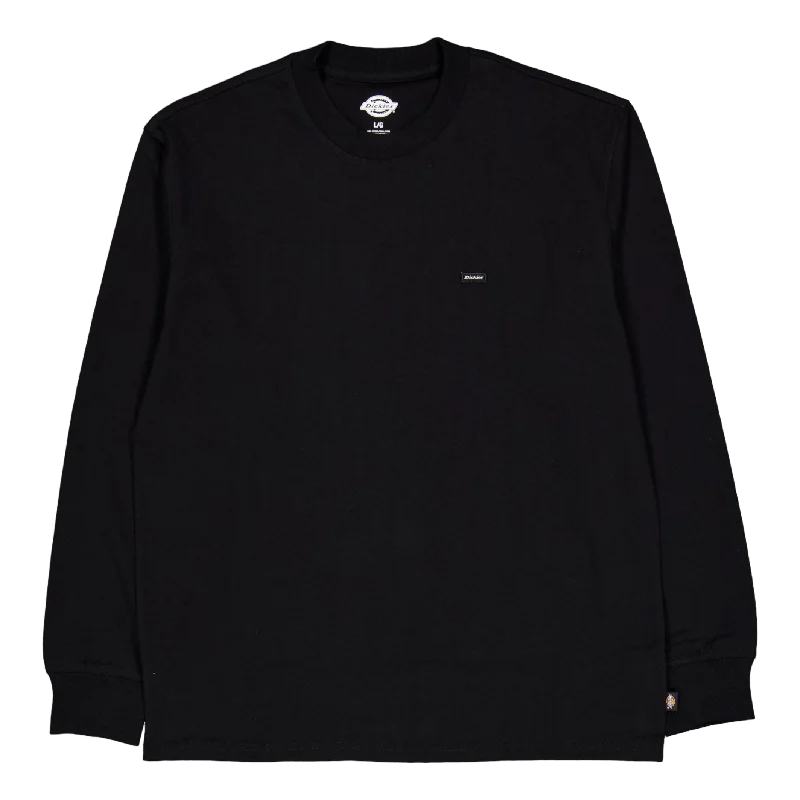 Clancy Heavyweight Tee Ls Blac Black