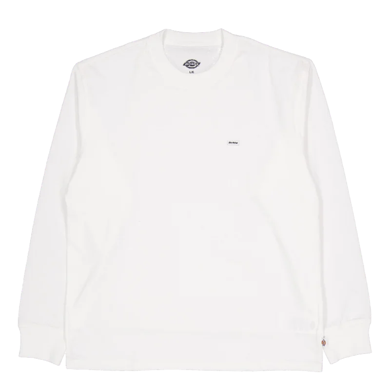 Clancy Heavyweight Tee Ls Whit White