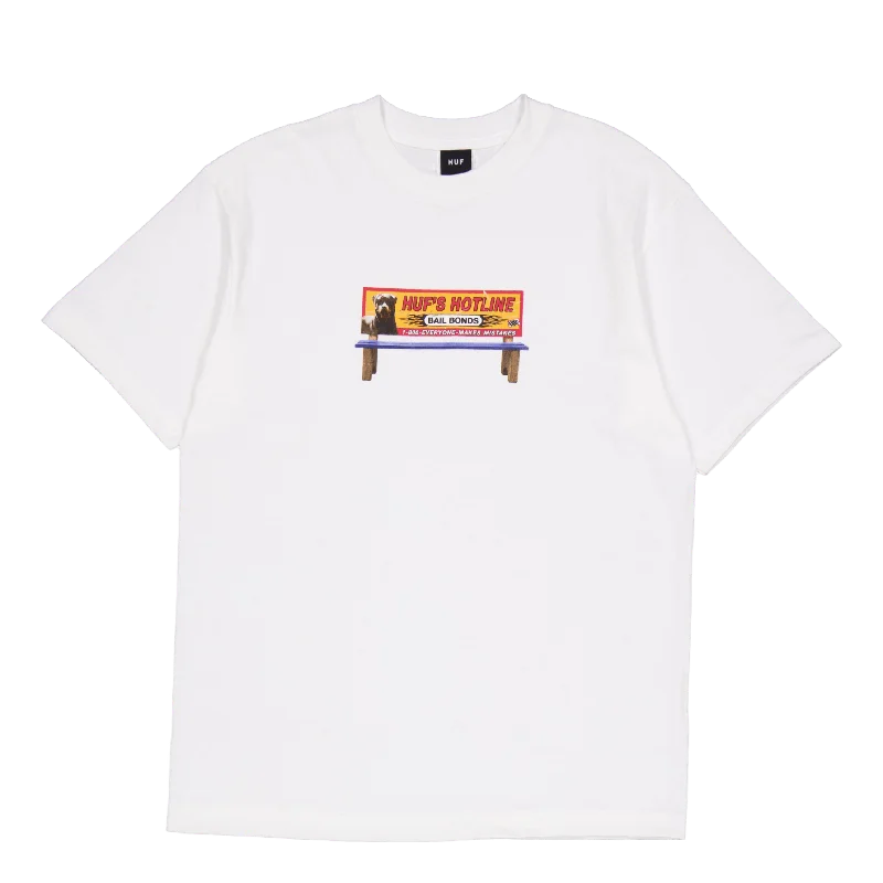 Bail Bonds S/s Tee White