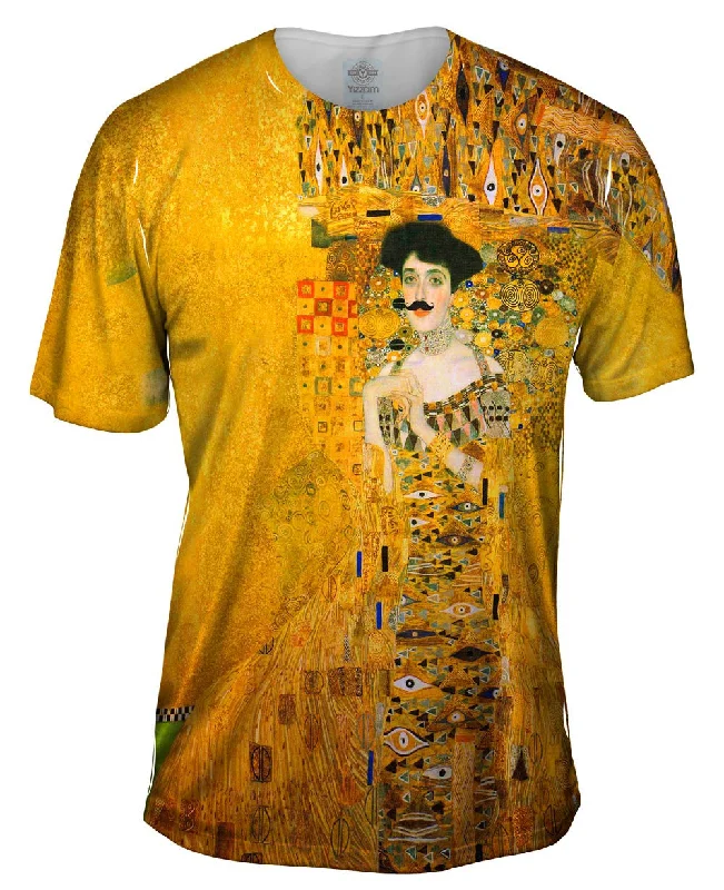 Moustache Hipster Klimt Portrait Adele