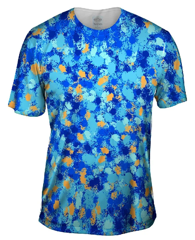 Paint Splatter Madness Blue