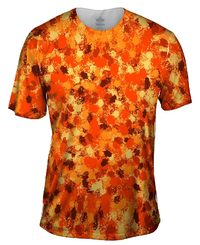 Paint Splatter Madness Orange