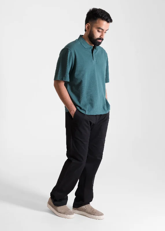 Vintage Green — Cropped (Box Fit) Polo